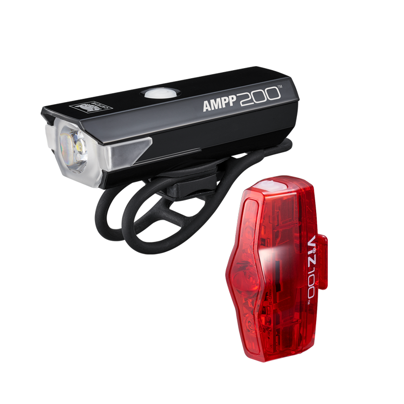 Cateye Ampp200 / Viz100 Light Combo.