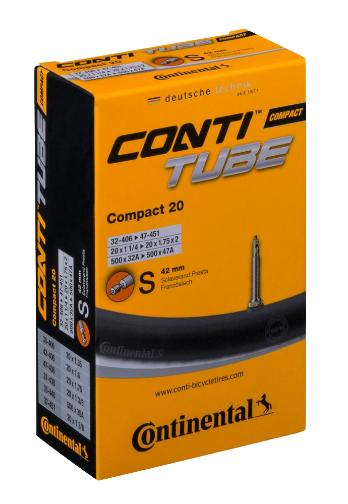 Continental Compact 20x1.25-1.75 Presta tube.