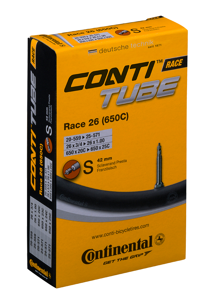 Continental Race 26 650x20-25c Presta tube.