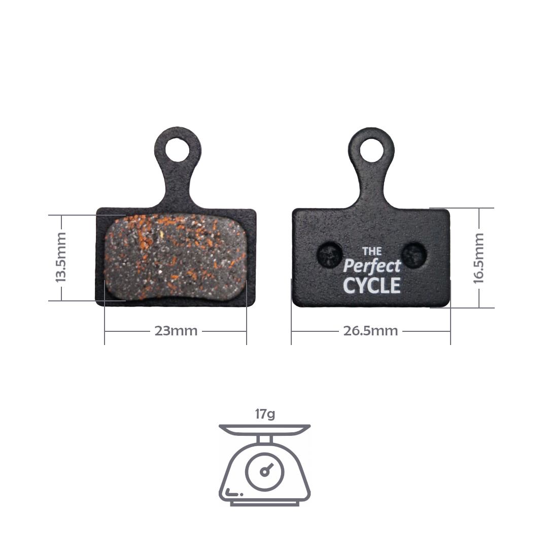 TPC - Disc Brake Pads for MTB and Road Bike - For Shimano Dura-Ace, Ultegra, 105, Tiagra, Metera, XTR, XT, GRX