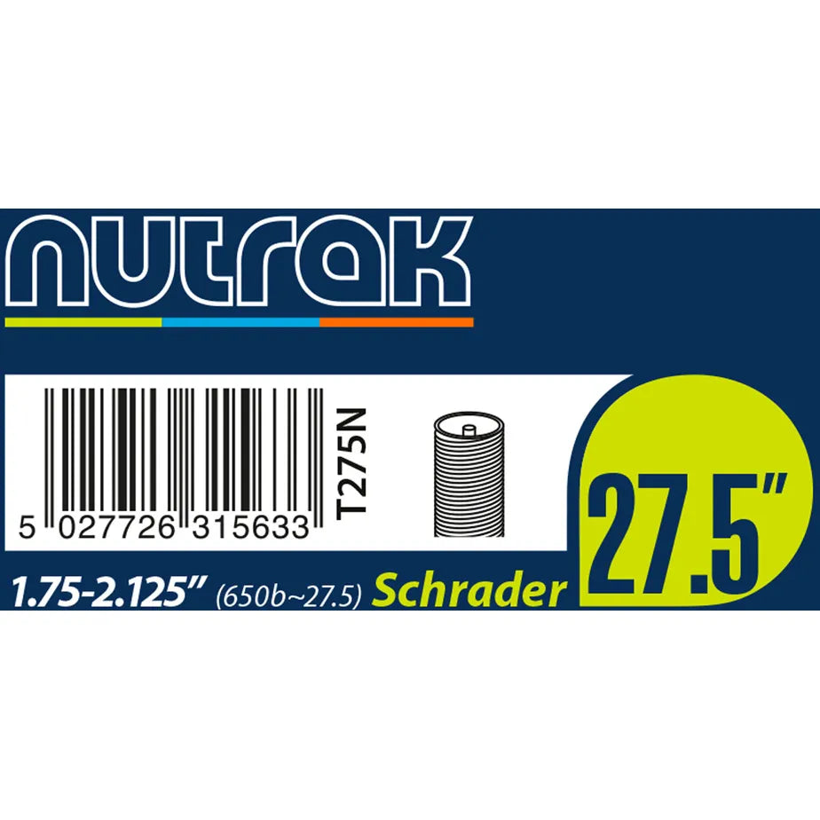 Nutrak 27.5x1.75-2.125 Schrader tube.