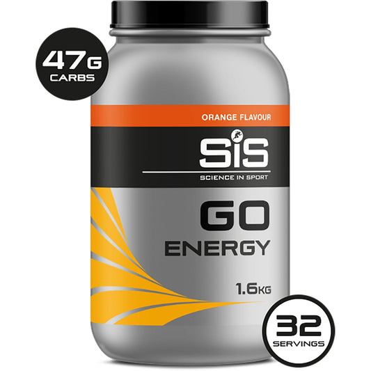 SIS Go Energy drink 1.6kg orange flavour.