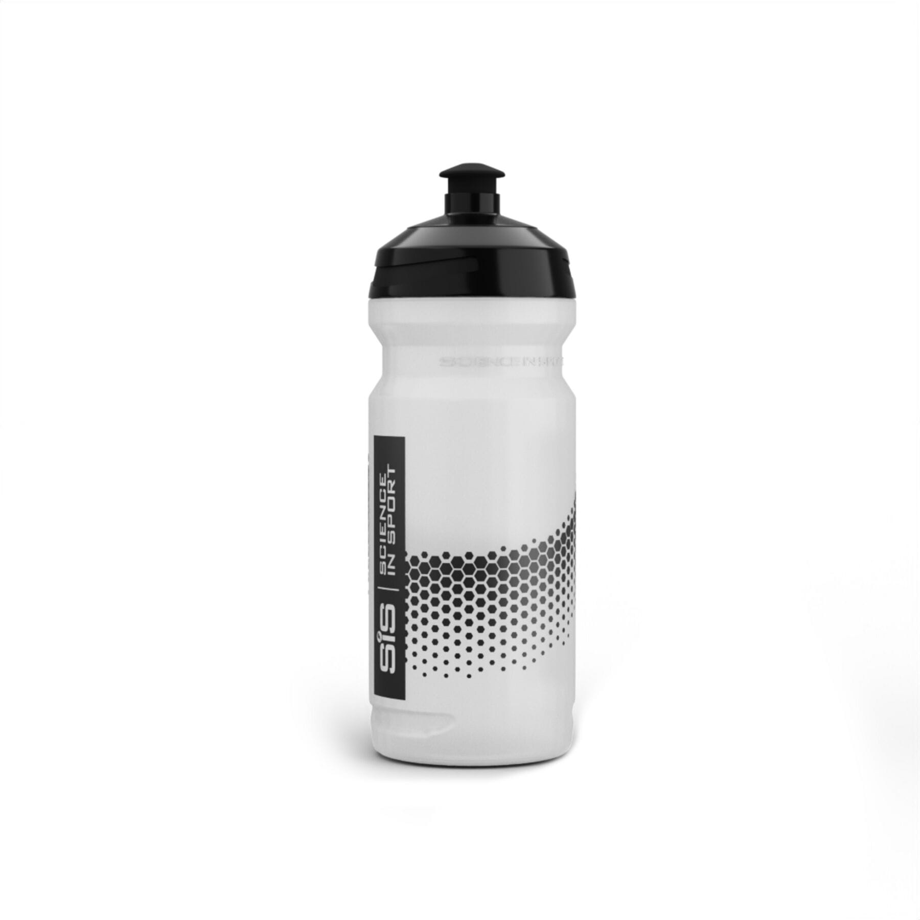 SIS 600ml water bottle in clear.