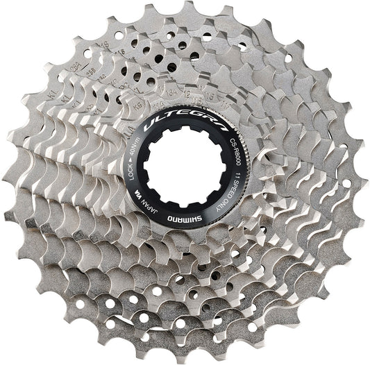 Shimano Ultegra 11-Speed Cassette 11-25T - CS-R8000, 11 Speed bicycle cassette.