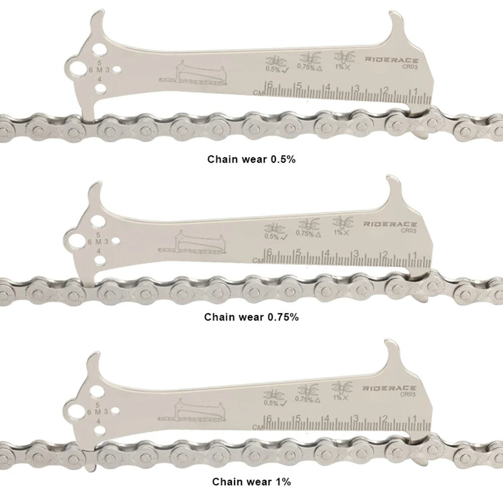 4in1 Bicycle Chain Wear Measurement Ruler