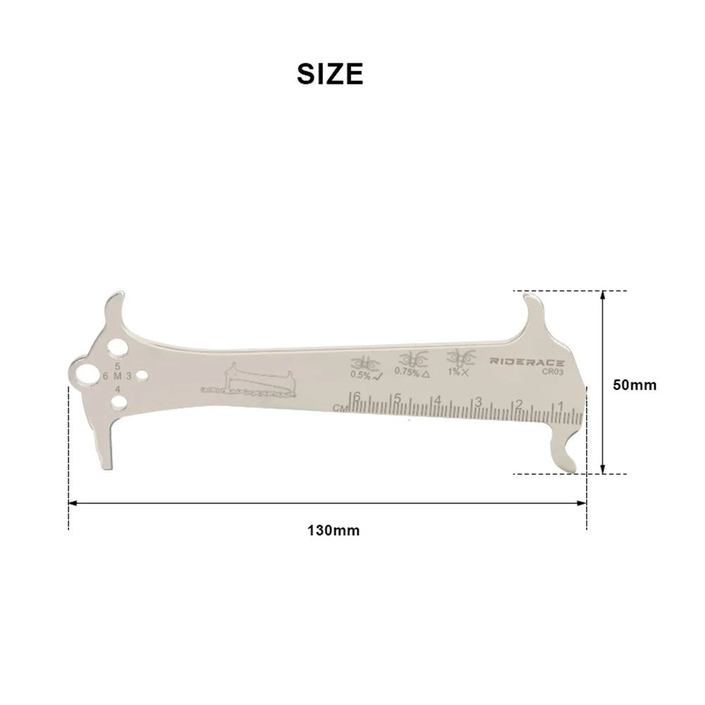 4in1 Bicycle Chain Wear Measurement Ruler