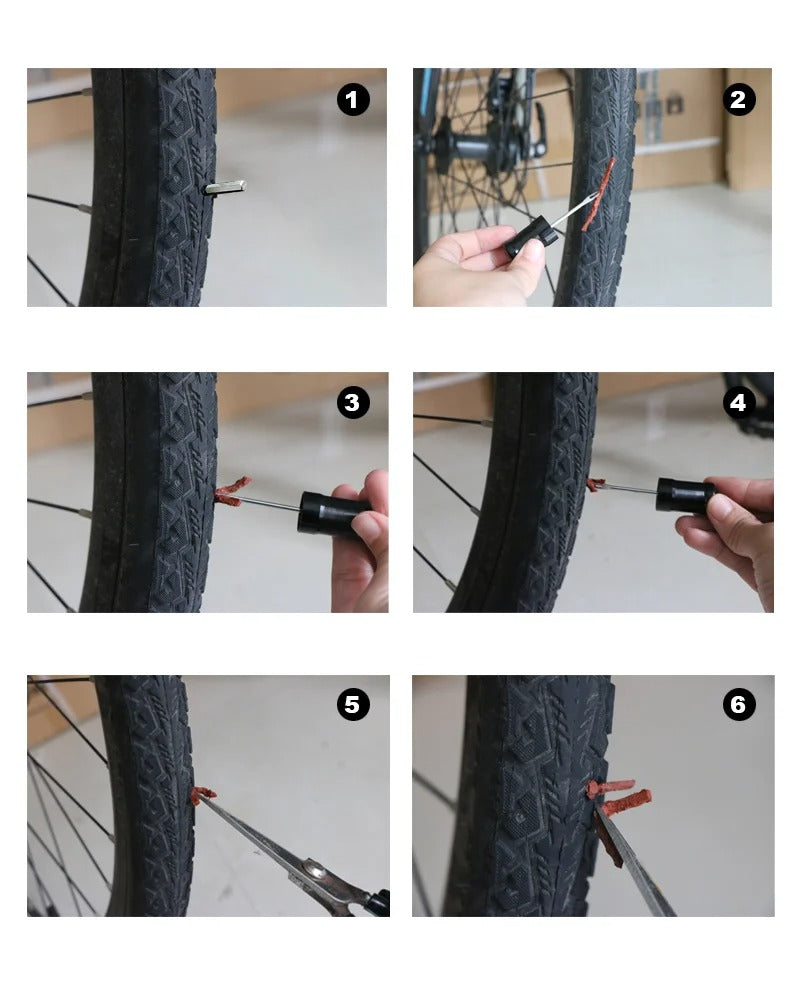 MTB Bicycle Tubeless Tyre Repair Kit