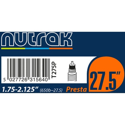 Nutrak 27.5x1.75-2.125 Presta tube.