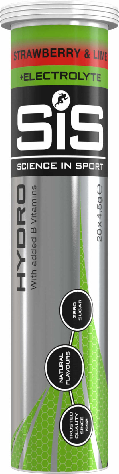 SIS Go Hydration tablets - strawberry and Lime Tube.