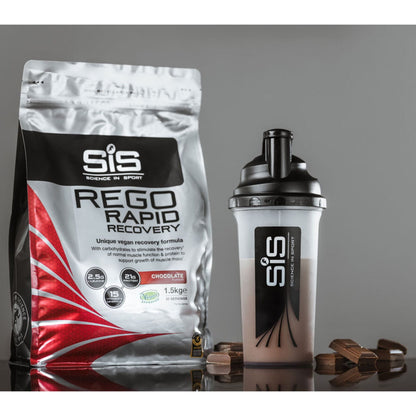SIS rego rapid recovery, best recovery drink, chocolate strawberry and vanilla post workout shake, hyrox recovery drink.