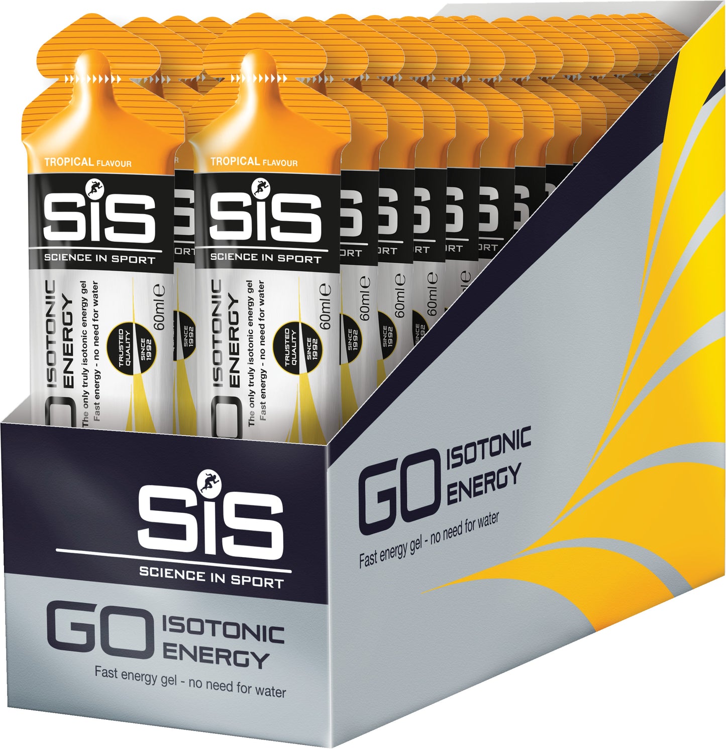 SIS GO Isotonic Energy Gel - Box Of 30 Gels