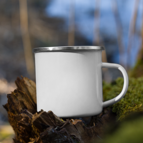 Downhill Dog Enamel Mug